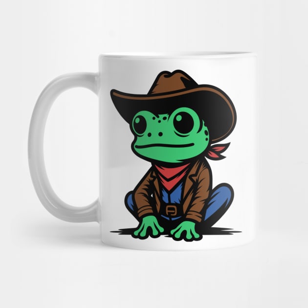 Frog Cowboy by KayBee Gift Shop